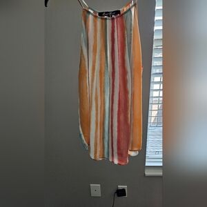 Multi-Colored Striped Women's Top